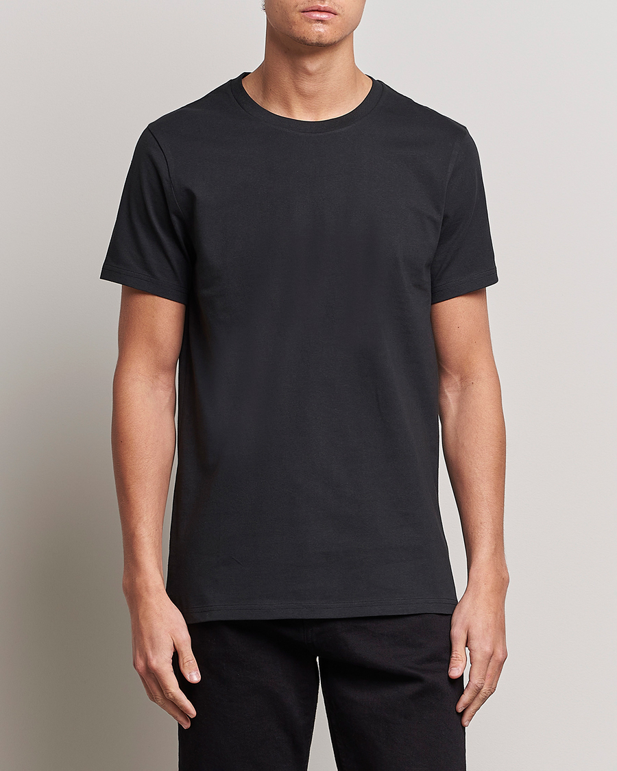 Men | T-Shirts | Bread & Boxers | Crew Neck Regular T-Shirt Black