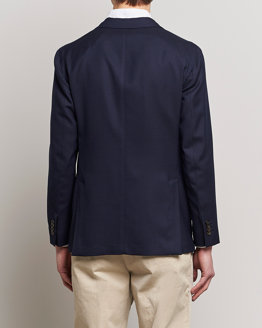 Men | Blazers | Boglioli | K Jacket Wool Hopsack Blazer Navy