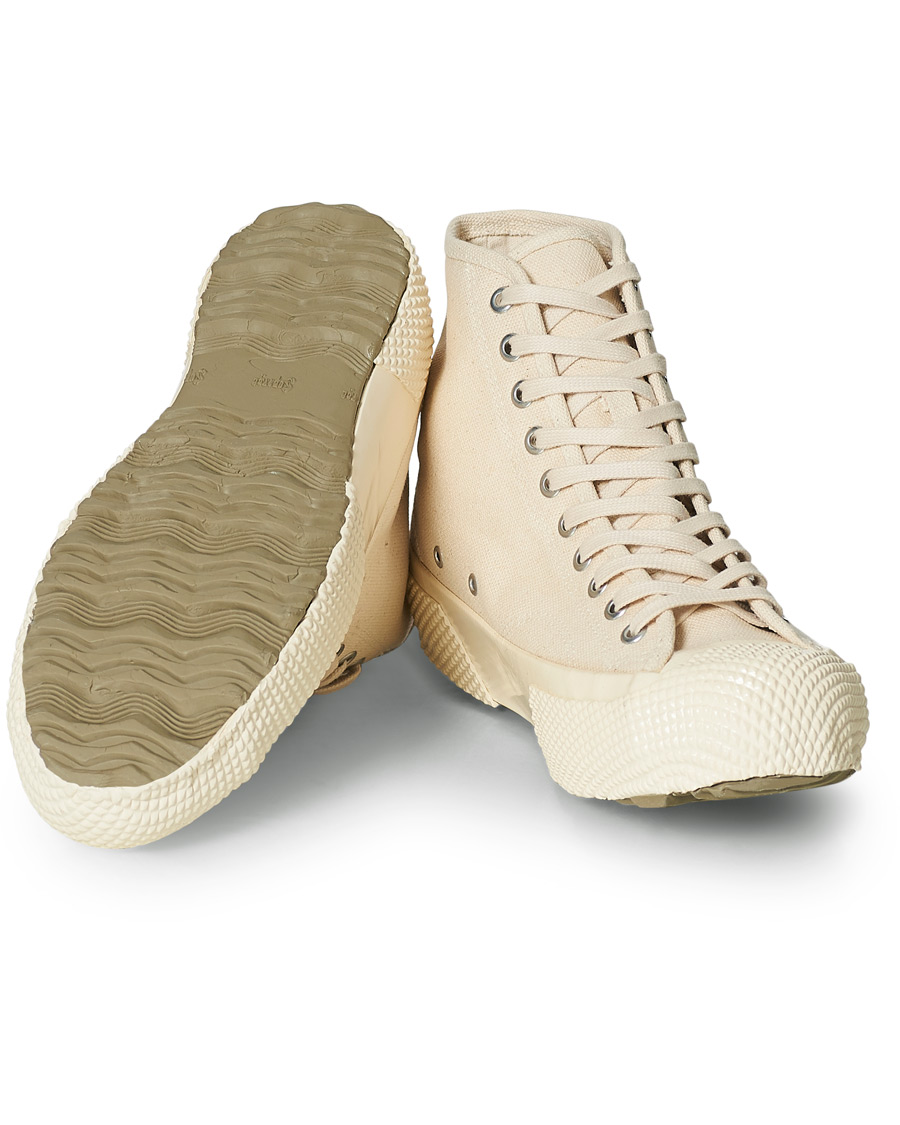 Men | Superga Artifact MS Japanese Canvas High Sneaker White Mastice | Superga | Artifact MS Japanese Canvas High Sneaker White Mastice