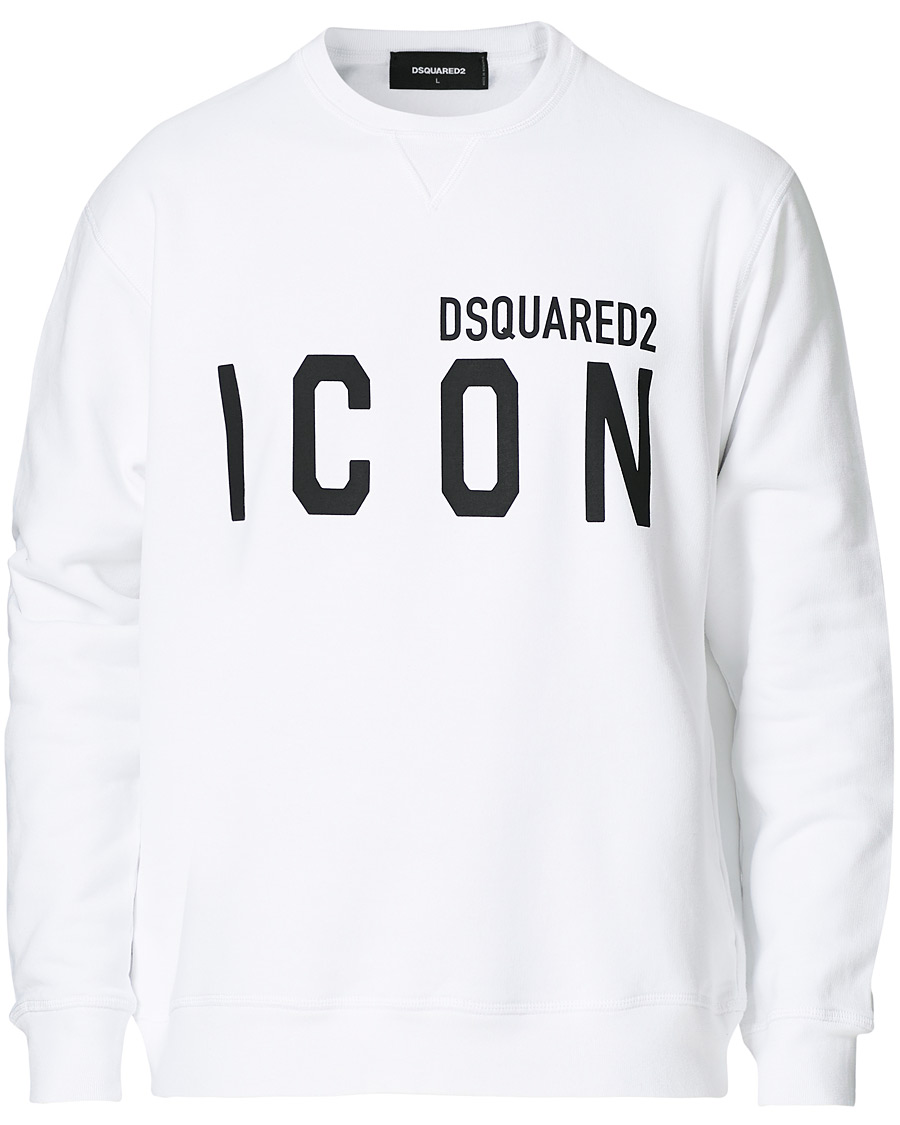 Men | Sweaters & Knitwear | Dsquared2 | Icon Sweatshirt White