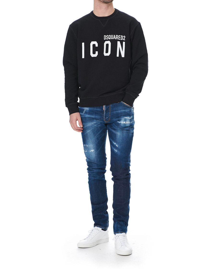 Men | Sweaters & Knitwear | Dsquared2 | Icon Sweatshirt Black