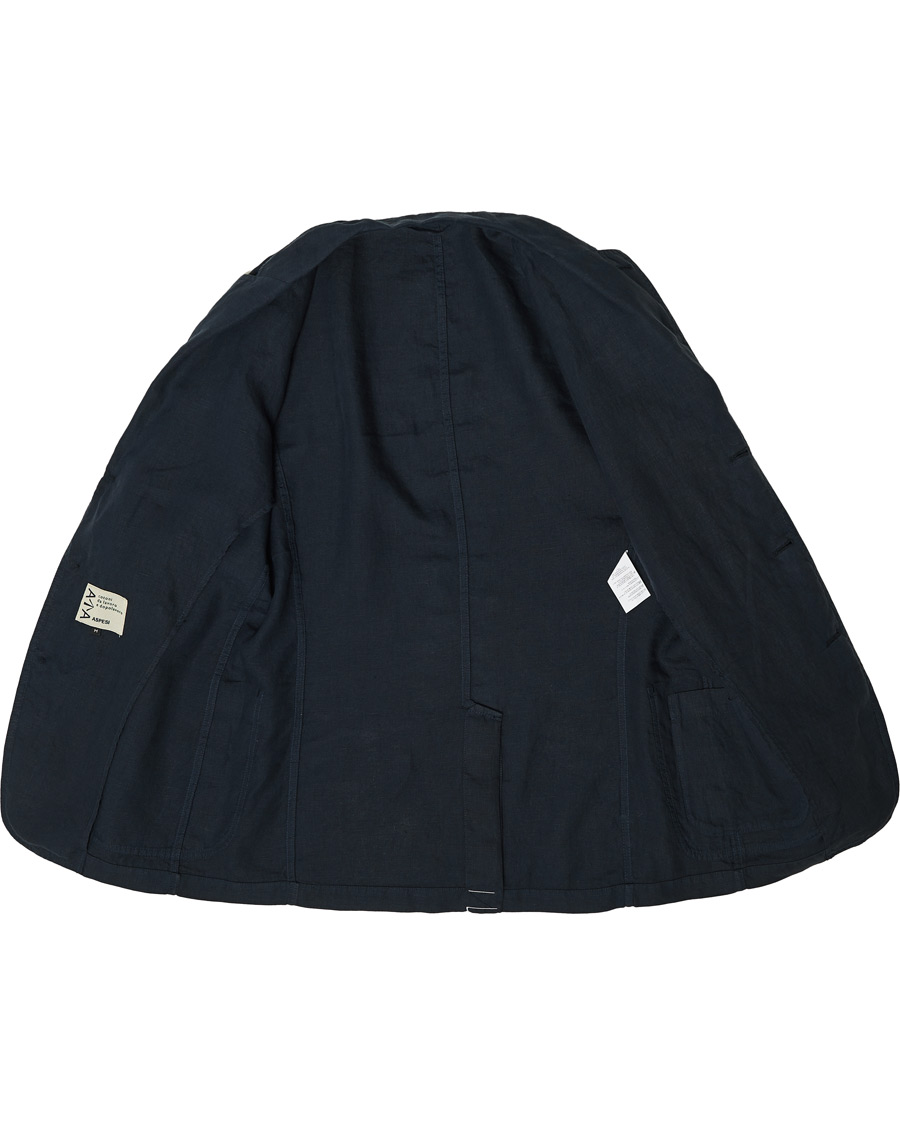 Men | Blazers | Aspesi | Samuraki Linen Blazer Navy
