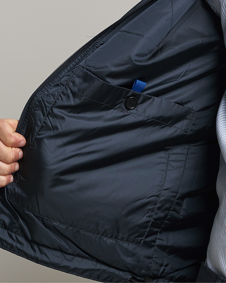 Men | Gilets | Aspesi | Vernes Nylon Gilet Navy