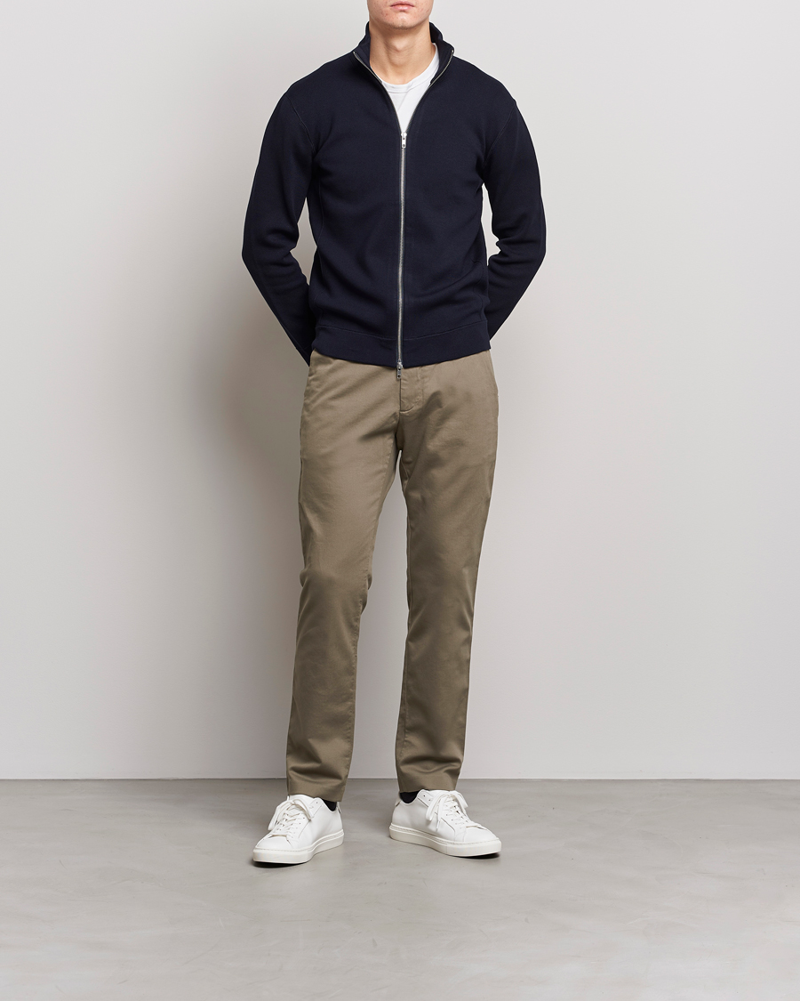 Men | Trousers | NN07 | Theo Regular Fit Stretch Chinos Green Stone