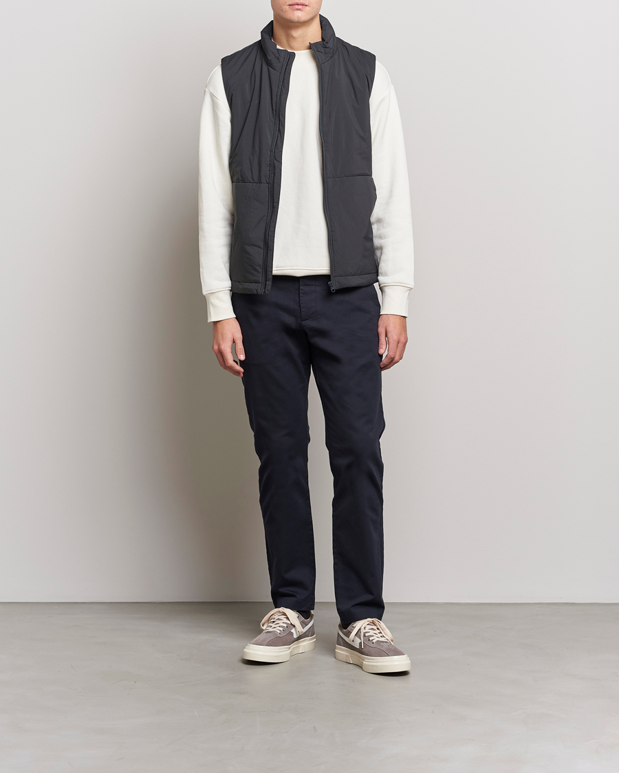 Men | Trousers | NN07 | Theo Regular Fit Stretch Chinos Navy Blue