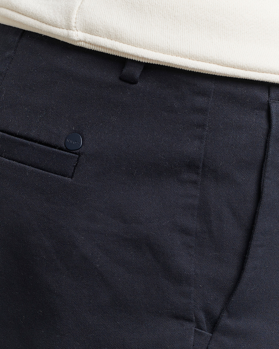 Men | Trousers | NN07 | Theo Regular Fit Stretch Chinos Navy Blue