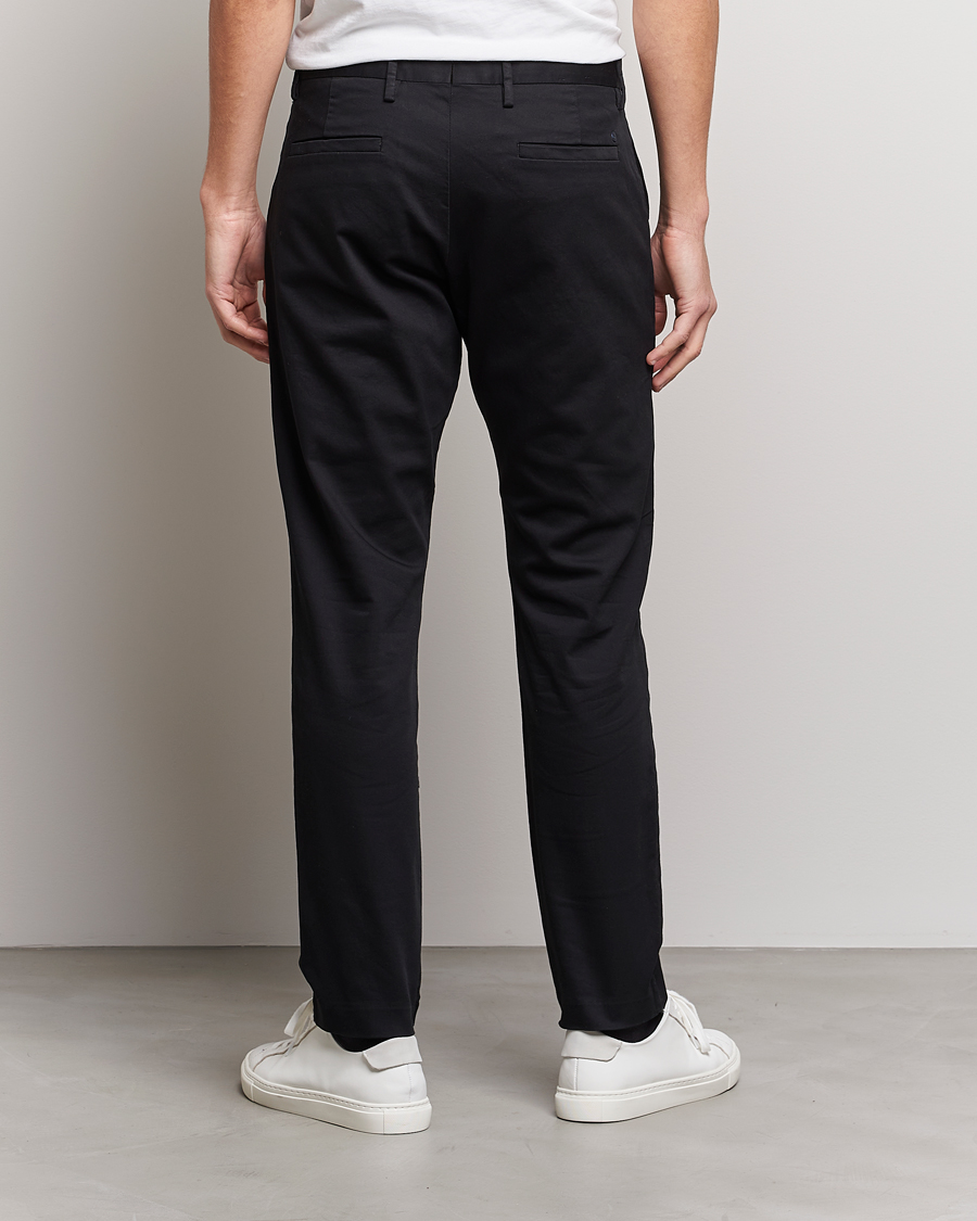 Men | Trousers | NN07 | Theo Regular Fit Stretch Chinos Black