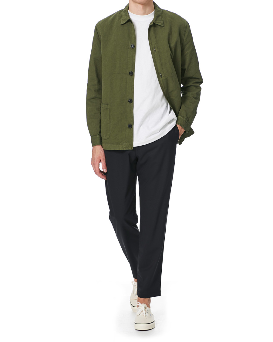 Men | Trousers | NN07 | Foss Drawstring Trousers Navy