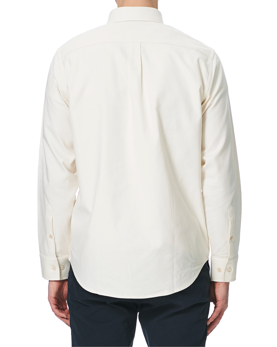 Men | Shirts | NN07 | Levon Oxford/Cashmere Shirt Egg White