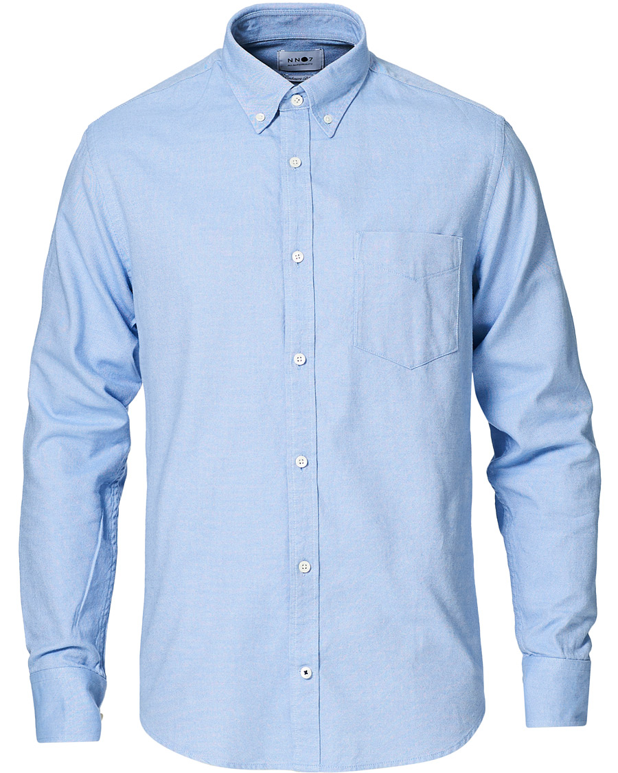 Men |  | NN07 | Levon Oxford/Cashmere Shirt Light Blue