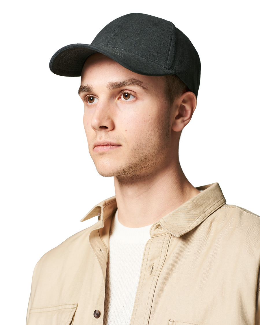 Men | Varsity Headwear Alcantara Baseball Cap Anthracite Grey | Varsity Headwear | Alcantara Baseball Cap Anthracite Grey