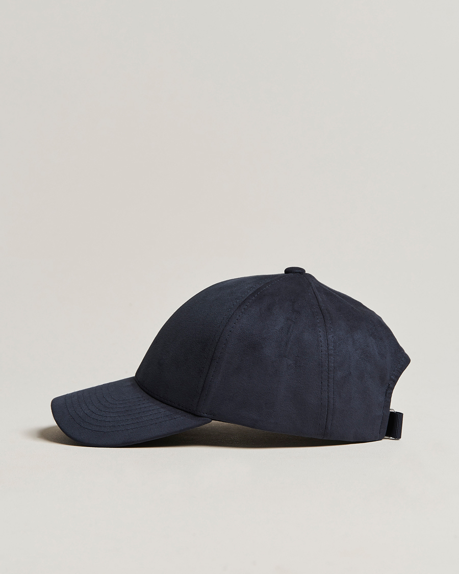 Men | Varsity Headwear Alcantara Baseball Cap Space Blue | Varsity Headwear | Alcantara Baseball Cap Space Blue