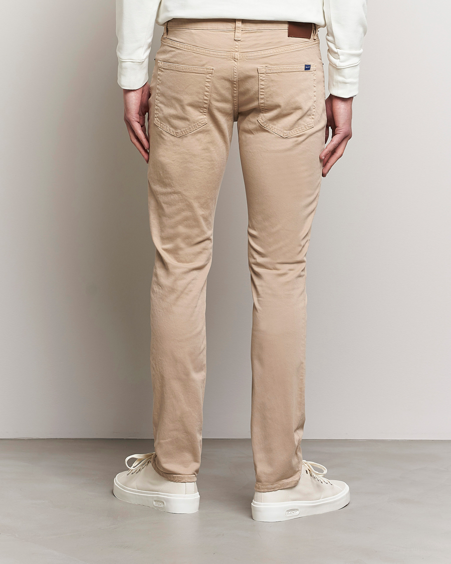 Men | Trousers | GANT | Hayes Desert Jeans Dry Sand