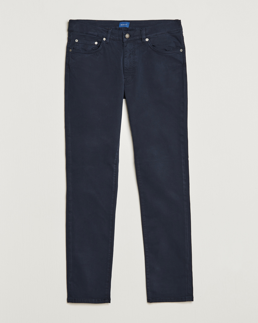 Men | Trousers | GANT | Hayes Desert Jeans Navy