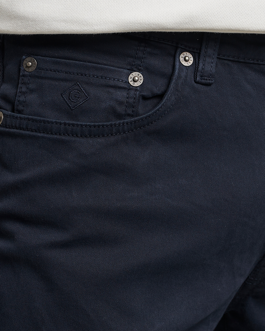 Men | Trousers | GANT | Hayes Desert Jeans Navy