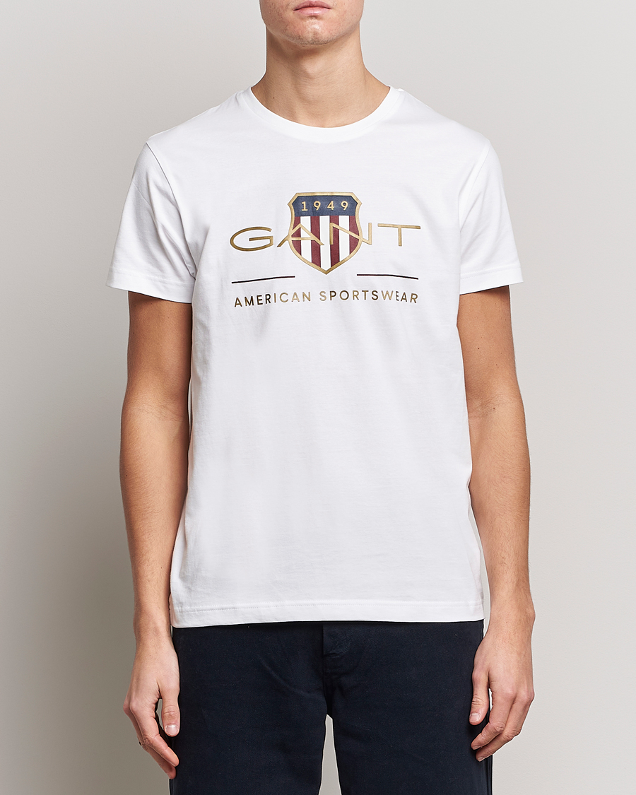 GANT Heren Reg Medium Archive Shield Ls T T-shirt, zwart, 3XL GANT Heren Reg Medium Archive Shield Ls T T-shirt, zwart, 3XL