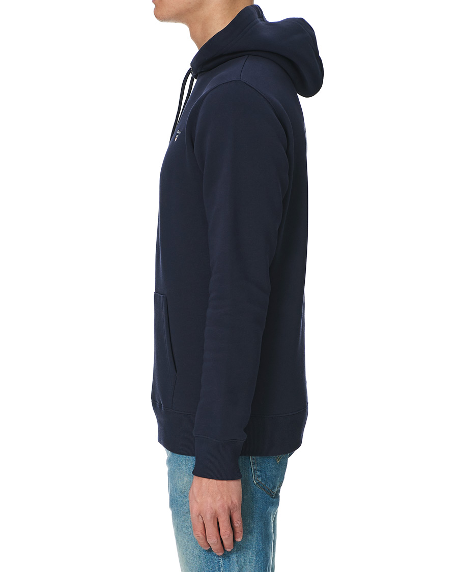 Men | Sweaters & Knitwear | Gant | Original Shield Logo Hoodie Evening Blue