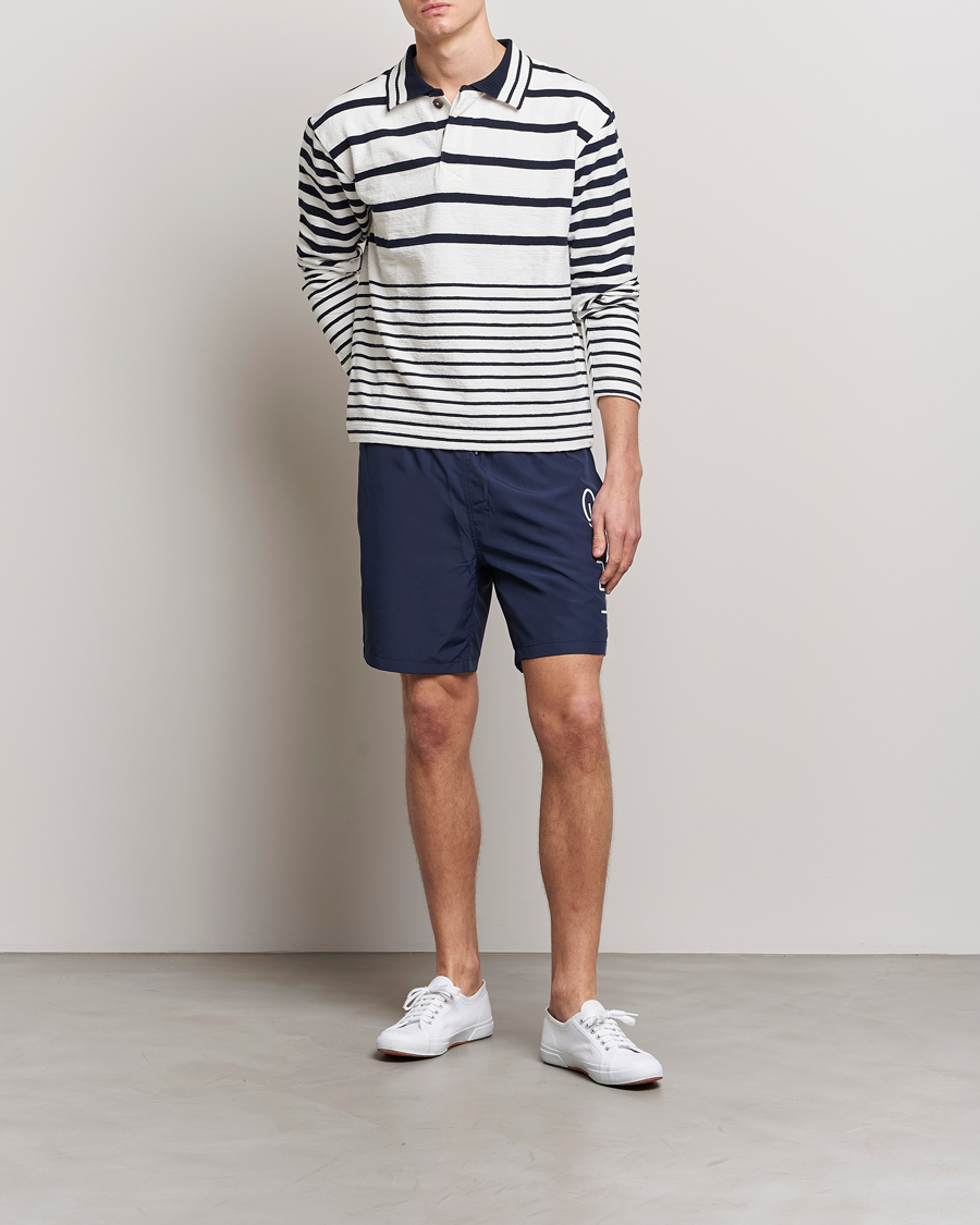 Men | Swimwear | GANT | Lightweight Logo Swimshorts Marine