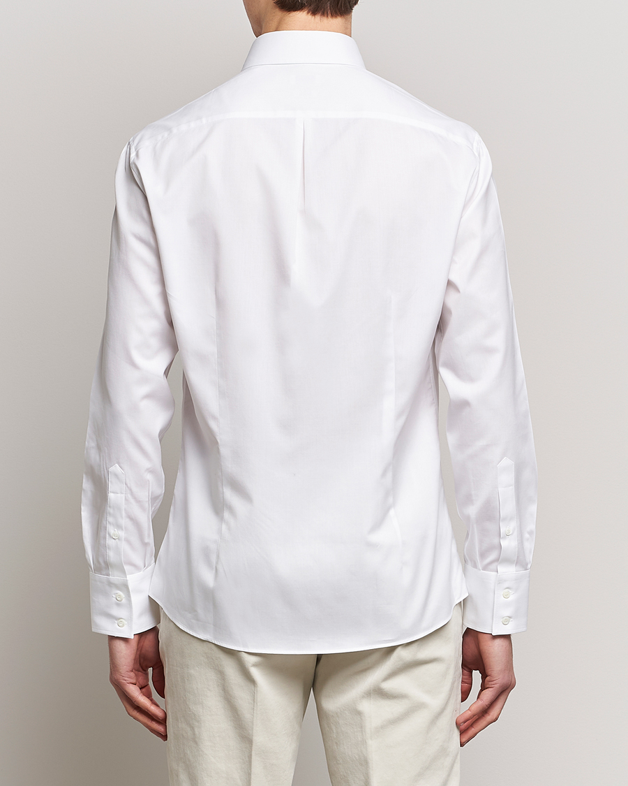 Brunello Cucinelli Slim Fit Button Down Shirt White at CareOfCarl.com