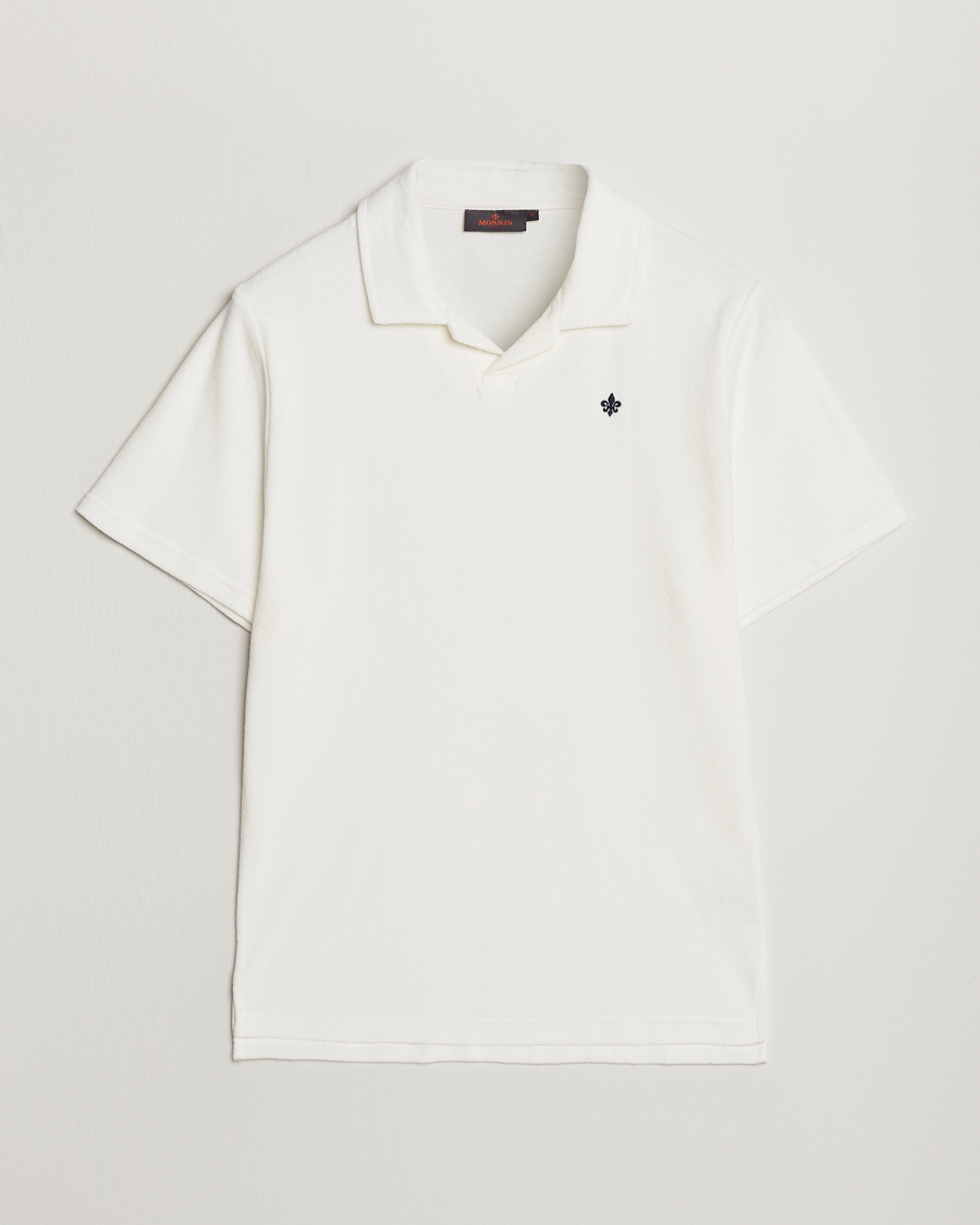 Men | Polo Shirts | Morris | Delon Terry Jersey Polo Off White