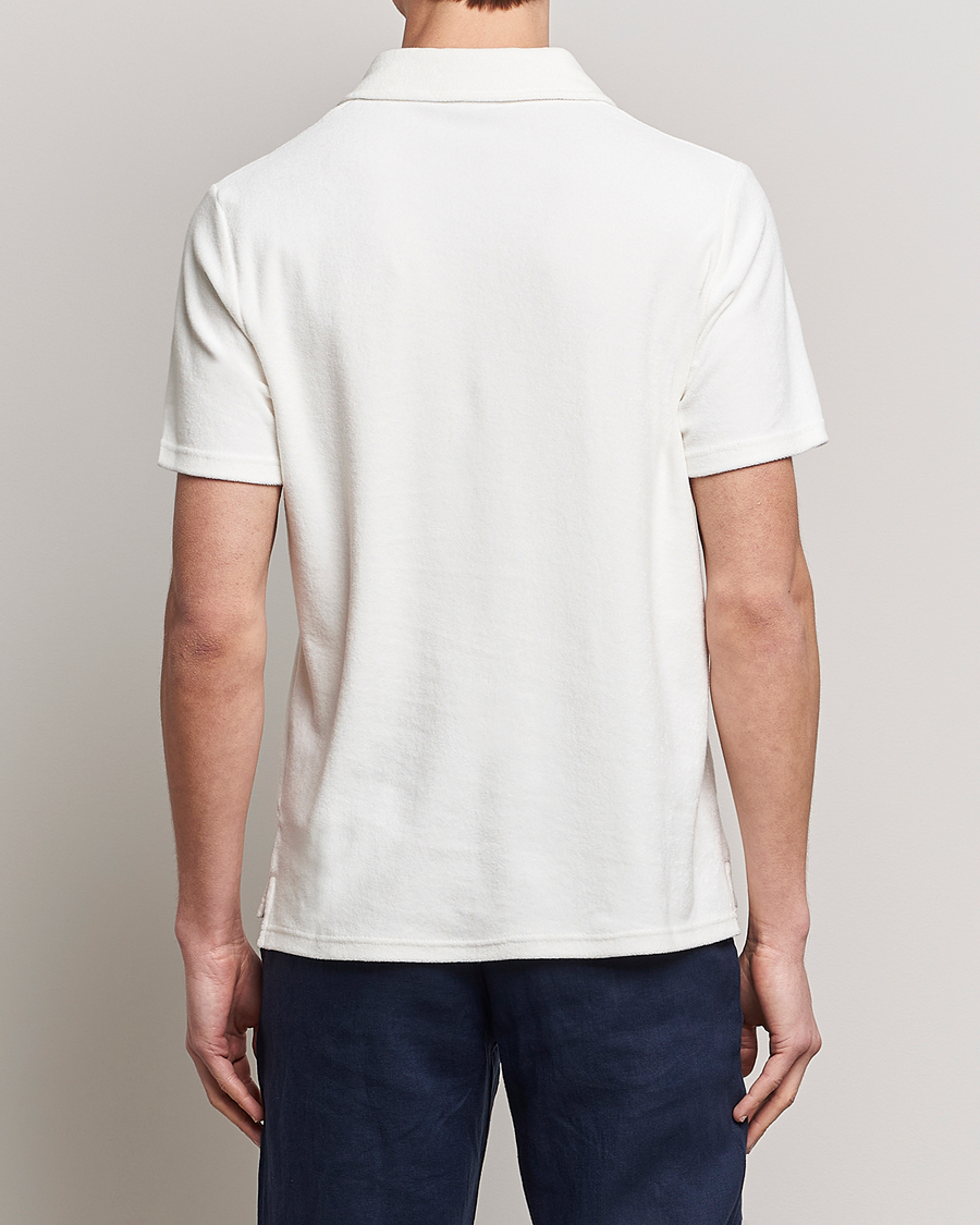 Men | Polo Shirts | Morris | Delon Terry Jersey Polo Off White