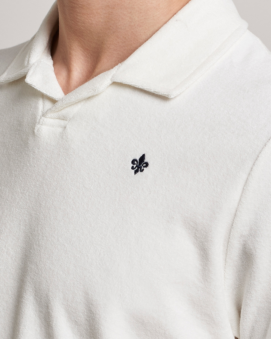 Men | Polo Shirts | Morris | Delon Terry Jersey Polo Off White