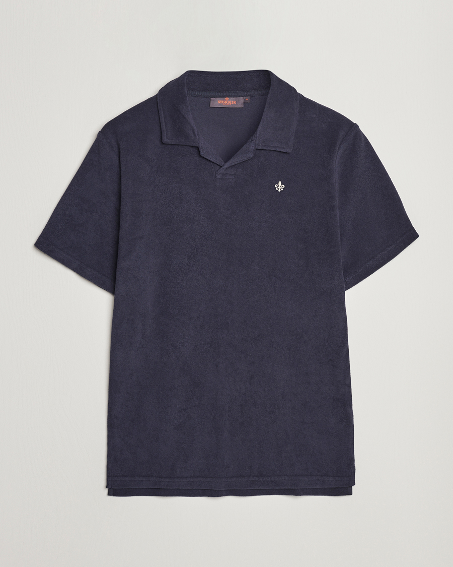 Men | Polo Shirts | Morris | Delon Terry Jersey Polo Old Blue