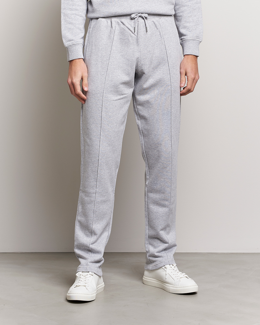 Men | Sweatpants | Stenströms | Cotton Jersey Pants Grey