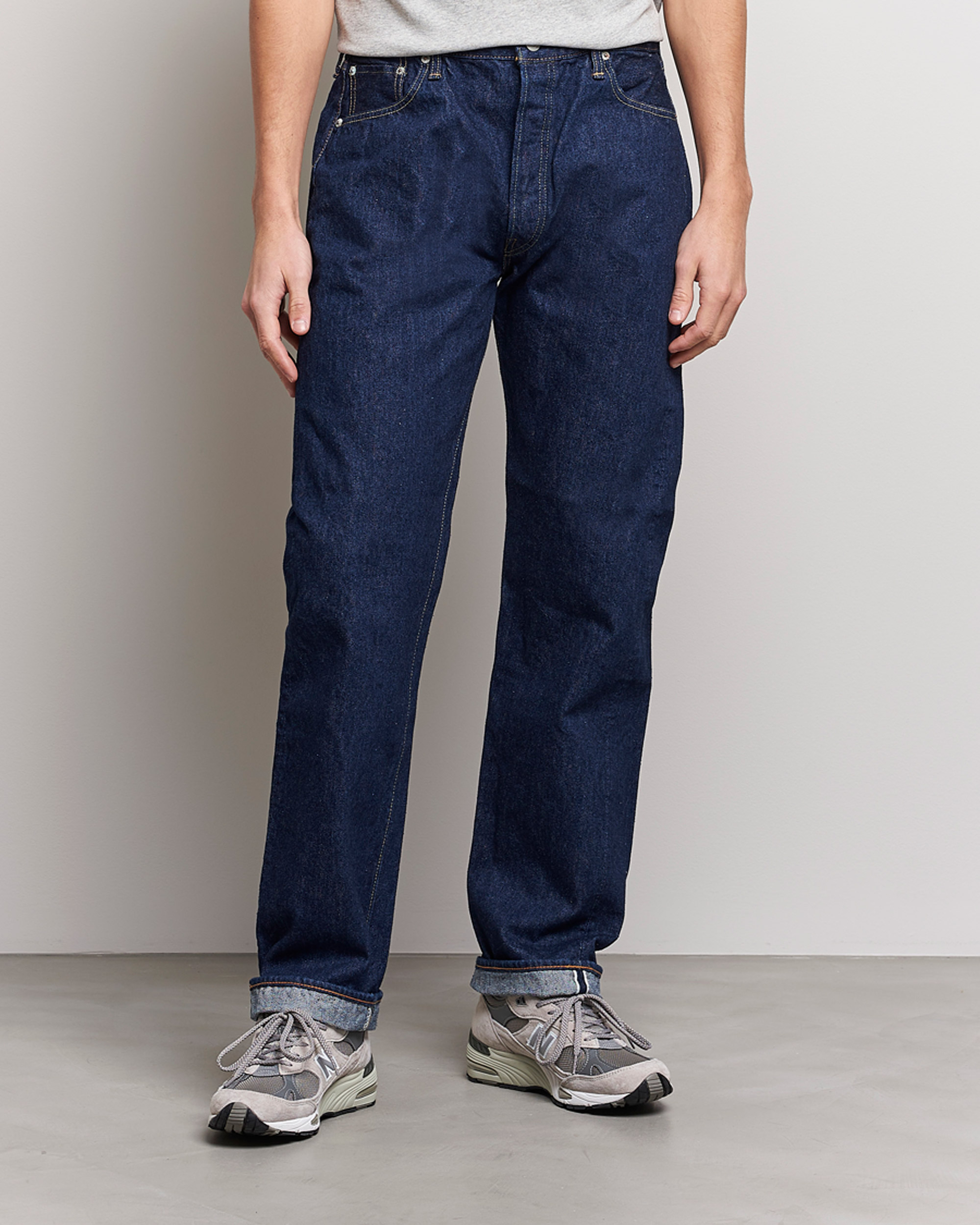 Men | Japanese Department | orSlow | Straight Fit 105 Selvedge Jeans One Wash