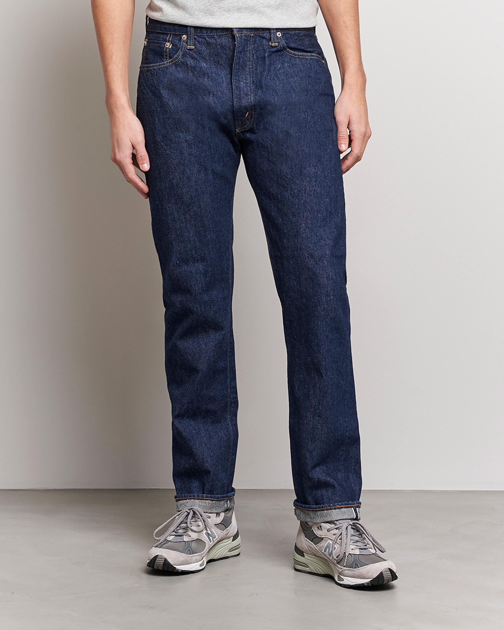 Men | orSlow | orSlow | Tapered Fit 107 Selvedge Jeans One Wash