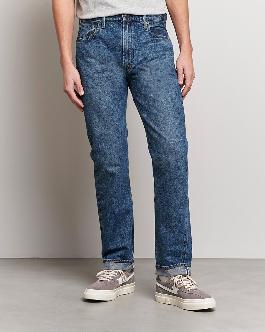 Men |  | orSlow | Tapered Fit 107 Selvedge Jeans 2 Year Wash