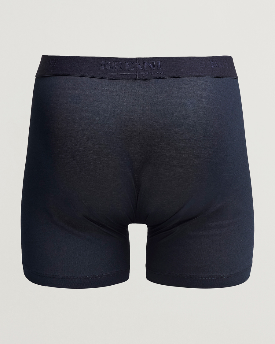 Men | Underwear & Socks | Bresciani | Cotton Boxer Trunk Navy