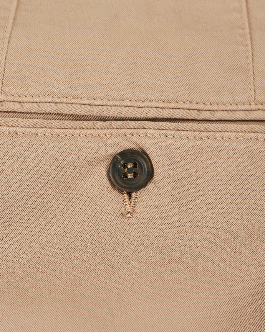 Men | Trousers | Canali | Cotton Stretch Chinos Beige