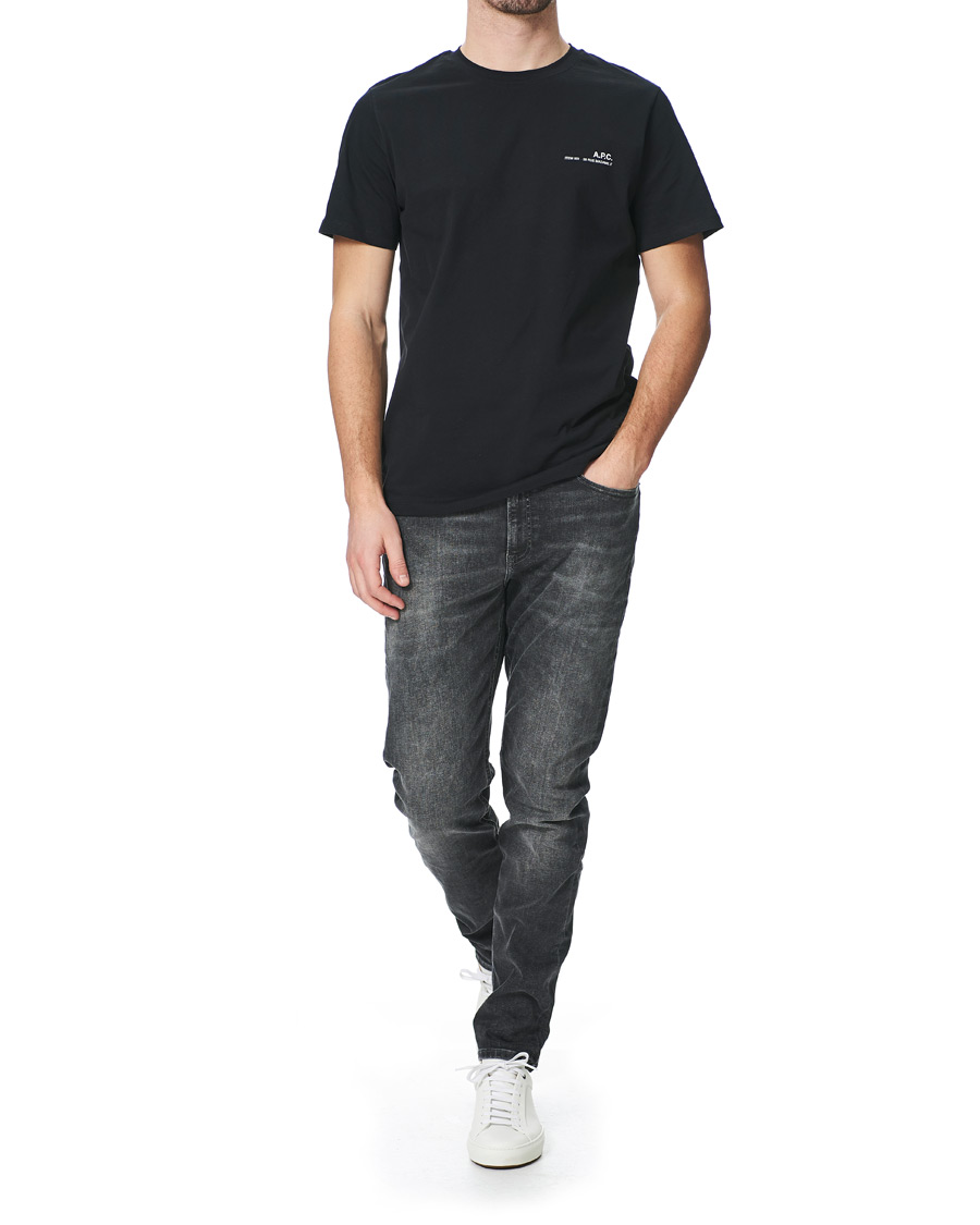 Men | T-Shirts | A.P.C. | Item Short Sleeve T-Shirt Black