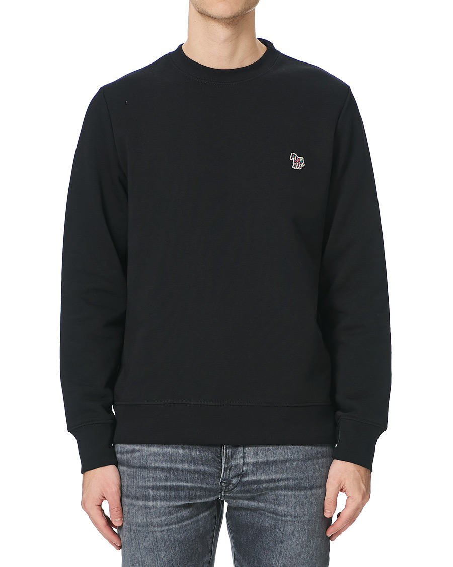 Men | Sweaters & Knitwear | PS Paul Smith | Regular Fit Zebra Sweatshirt Black