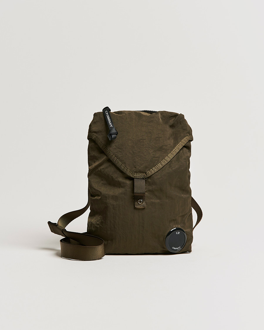 Men | C.P. Company Nylon B Shoulder Bag Olive | C.P. Company | Nylon B Shoulder Bag Olive