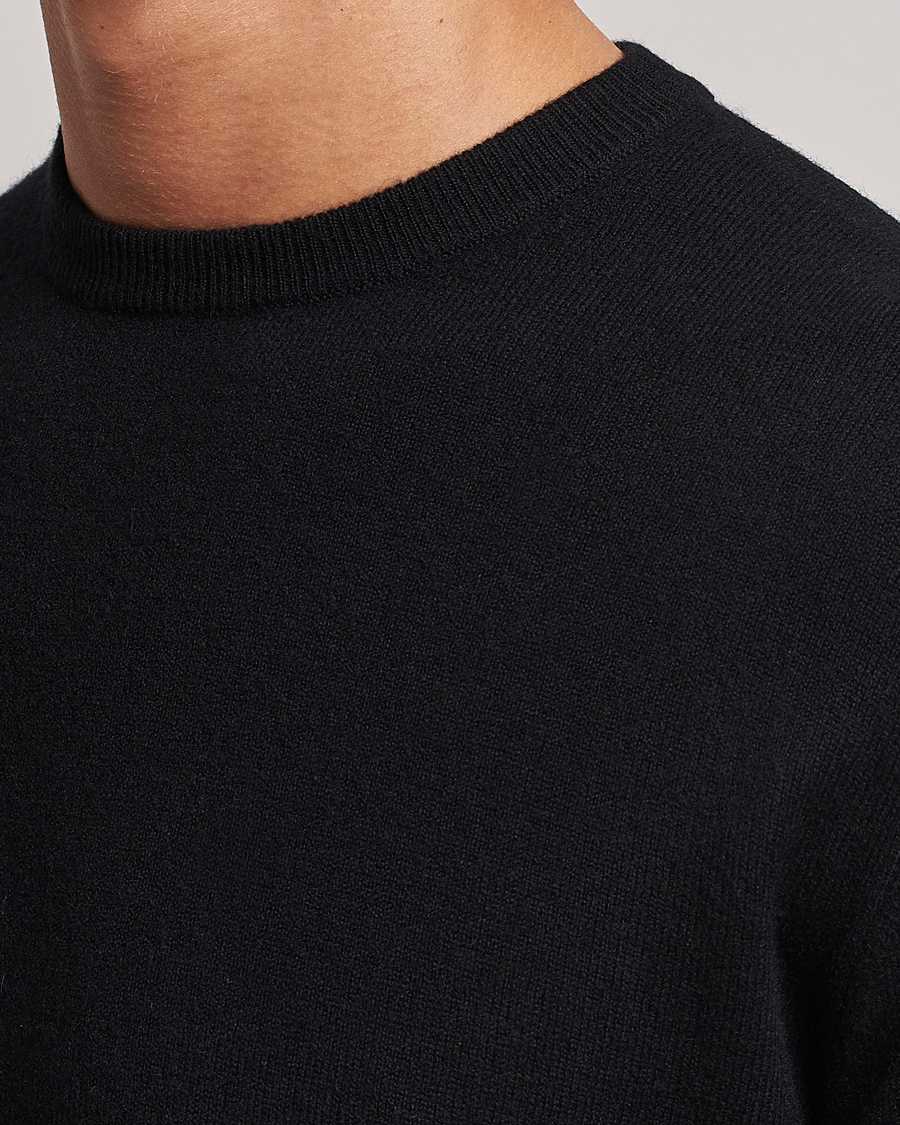 Men | Sweaters & Knitwear | People's Republic of Cashmere | Cashmere Roundneck Black