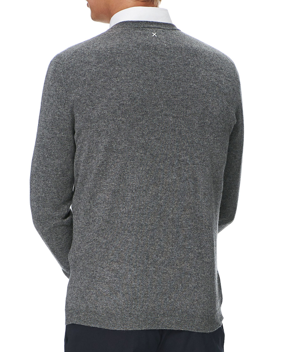 Men | Sweaters & Knitwear | People's Republic of Cashmere | Cashmere Roundneck Heather Grey