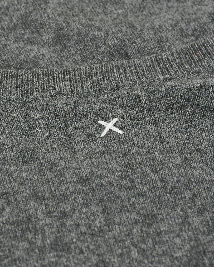 Men | Sweaters & Knitwear | People's Republic of Cashmere | Cashmere Roundneck Heather Grey