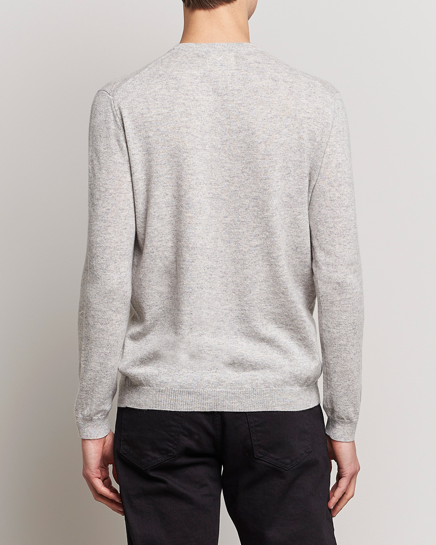 Men | Sweaters & Knitwear | People's Republic of Cashmere | Cashmere Roundneck Ash Grey