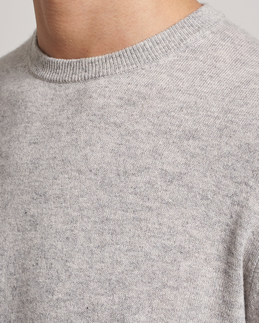 Men | Sweaters & Knitwear | People's Republic of Cashmere | Cashmere Roundneck Ash Grey