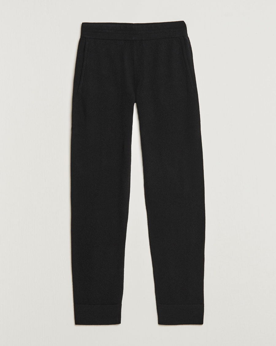 Men | Trousers | People's Republic of Cashmere | Cashmere Sweatpants Black