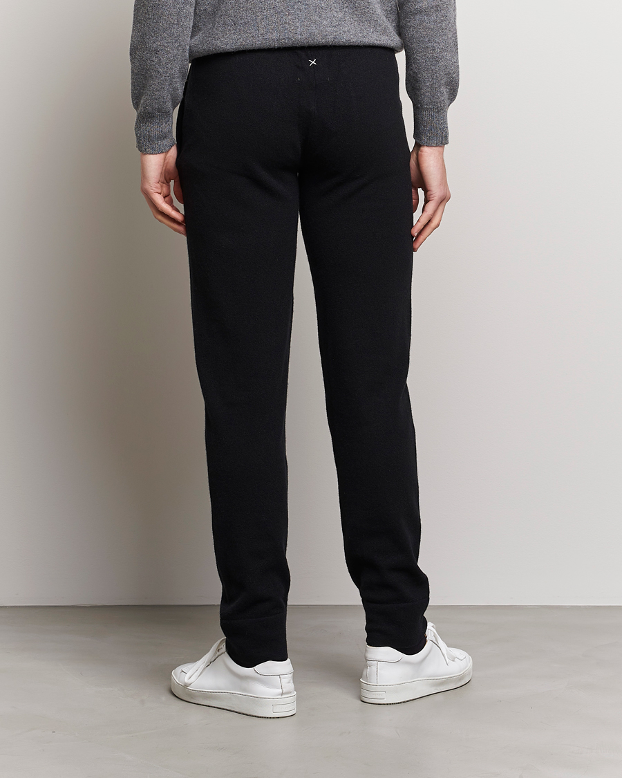 Men | Trousers | People's Republic of Cashmere | Cashmere Sweatpants Black