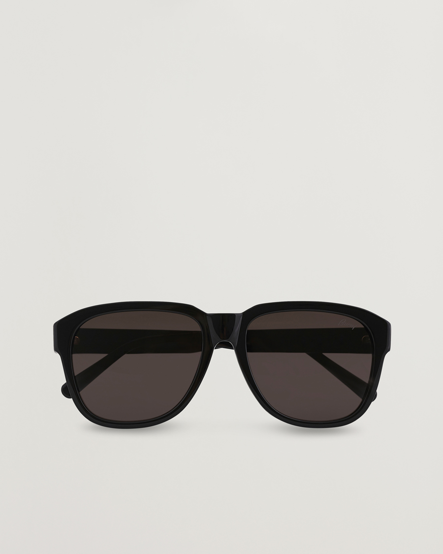 Men | D-frame Sunglasses | Brioni | BR0088S Sunglasses Black/Grey