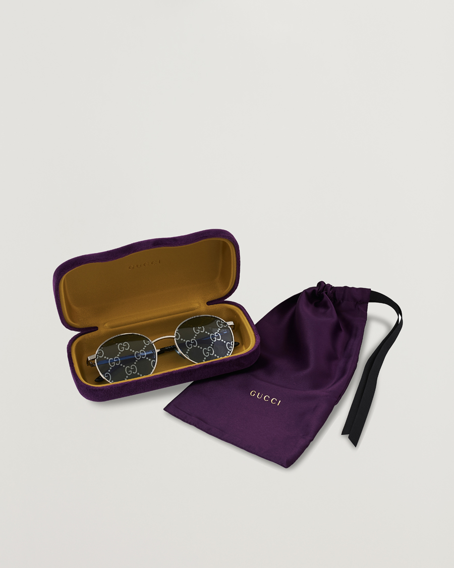 Men | Gucci GG0944SA Sunglasses Silver/Blue | Gucci | GG0944SA Sunglasses Silver/Blue