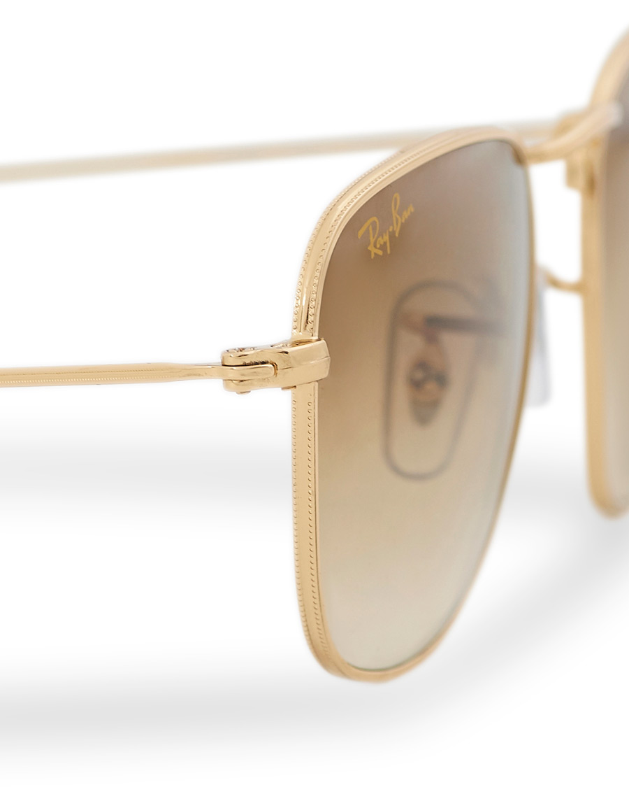 Men | Sunglasses | Ray-Ban | RB3857 Frank Sunglasses Gold/Gradient Brown