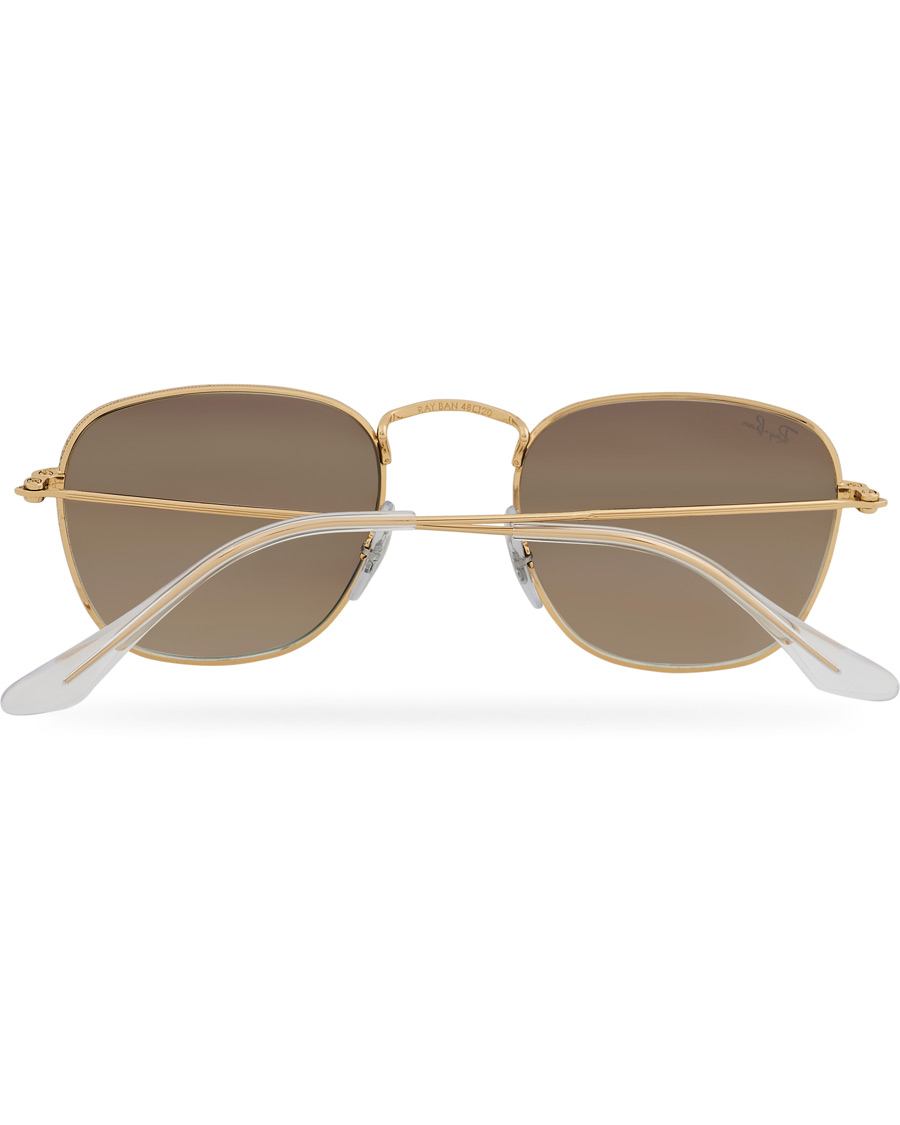 Men | Sunglasses | Ray-Ban | RB3857 Frank Sunglasses Gold/Gradient Brown