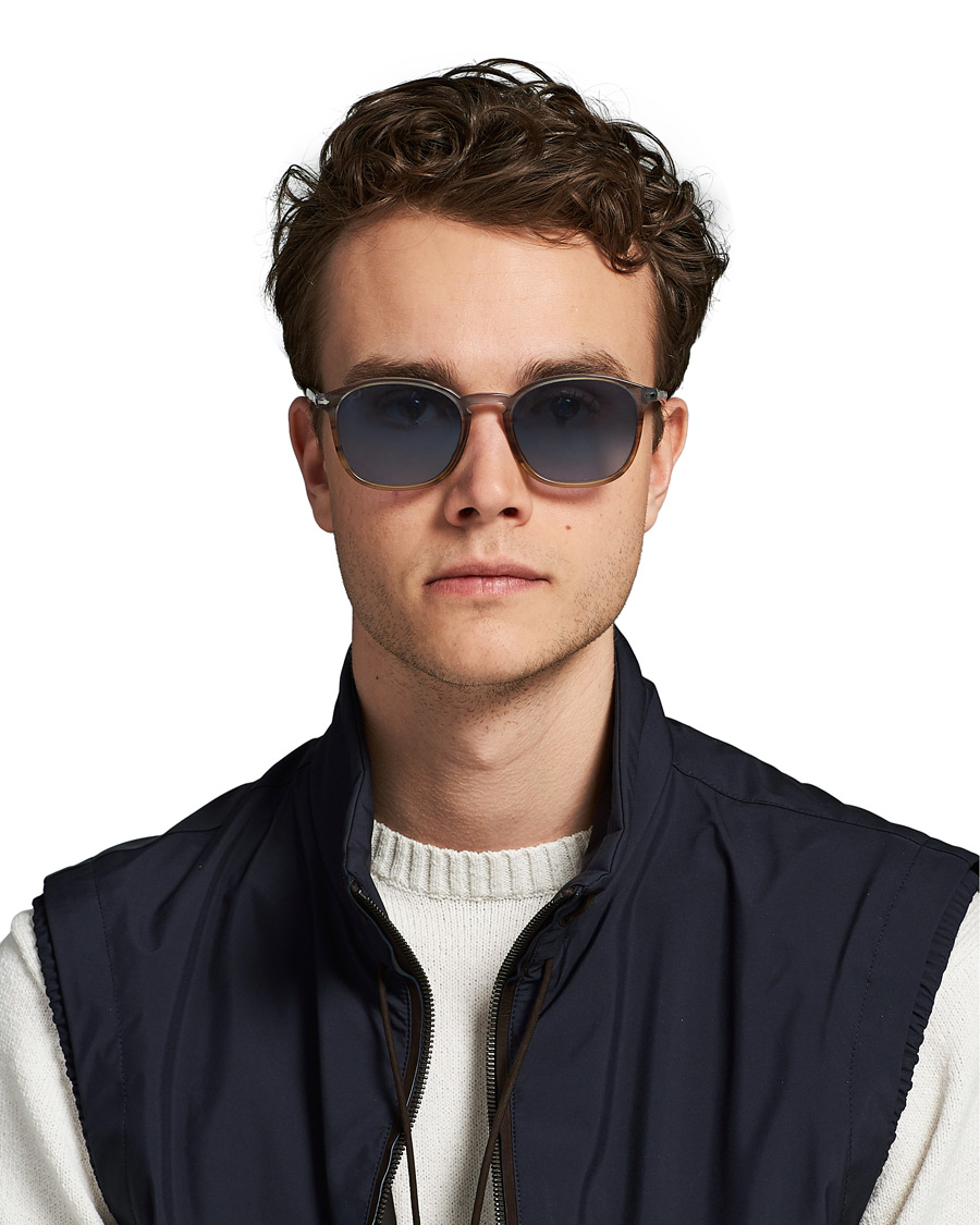 Men | Persol 0PO3215S Sunglasses Brown/Gradient Blue | Persol | 0PO3215S Sunglasses Brown/Gradient Blue