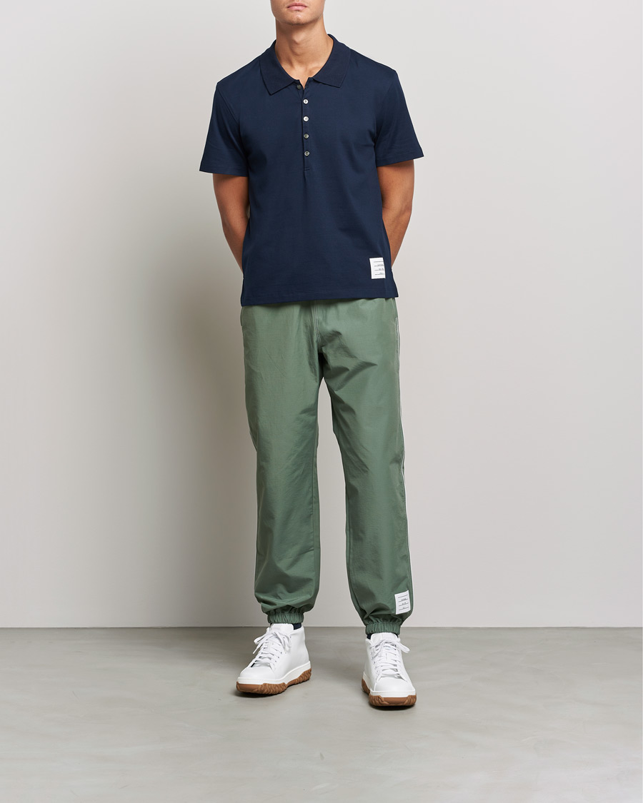 Men | Polo Shirts | Thom Browne | Relaxed Fit Polo Navy