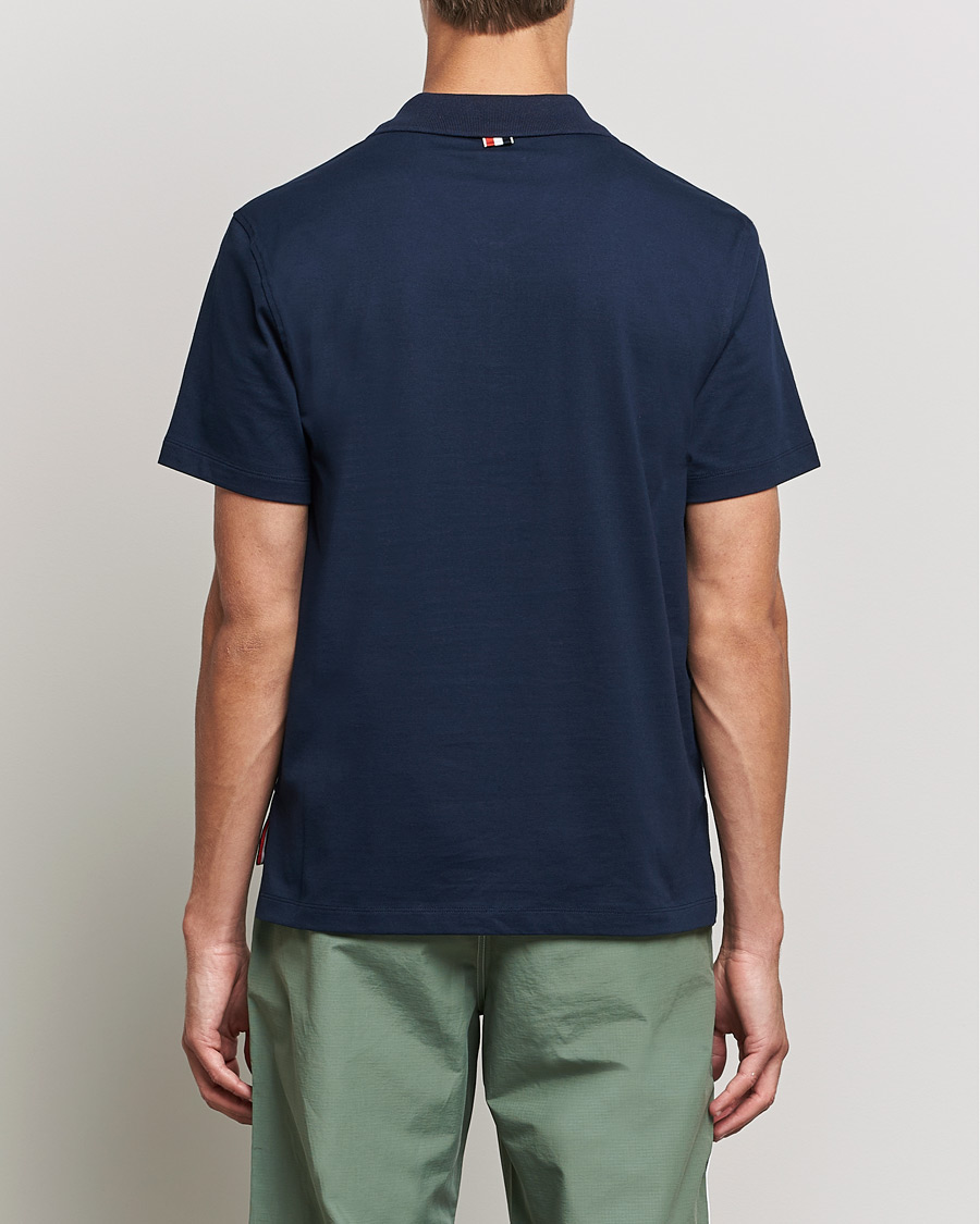 Men | Polo Shirts | Thom Browne | Relaxed Fit Polo Navy